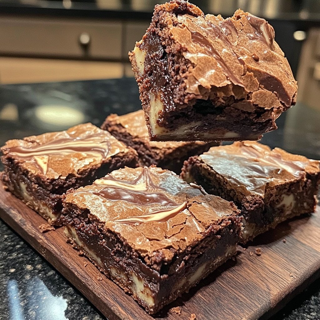 Fudgy Chewy Browkies (Brookies)