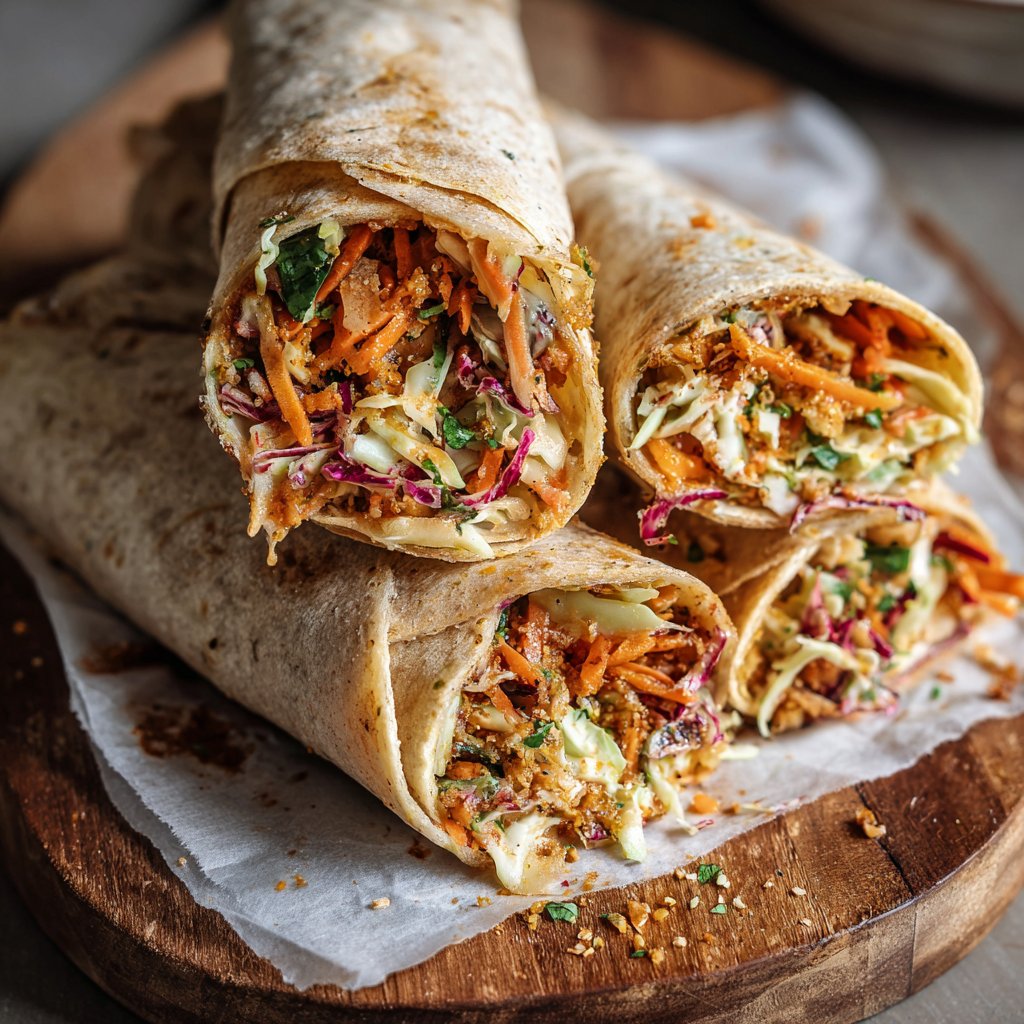 Wraps mit Krautsalat