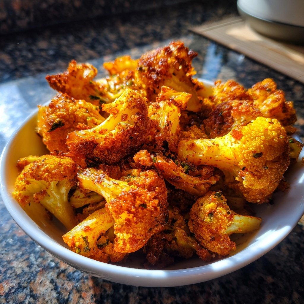 Blumenkohl Ofengemüse Mit Gewürzen