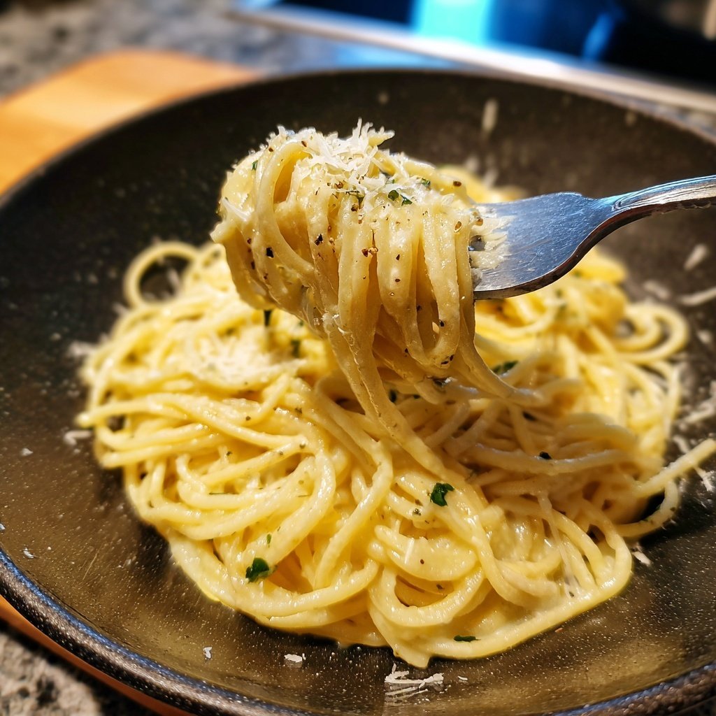 Schnell & Einfach 15-Minuten Knoblauchpasta