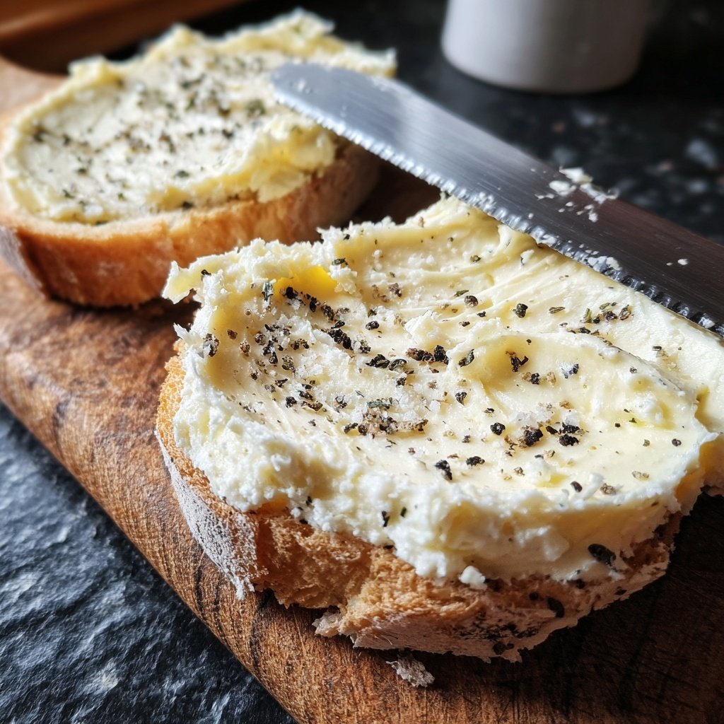 Kräuterbutter Mit Meersalz Und Pfeffer