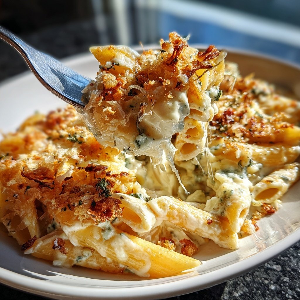 Penne mit Gorgonzola und Birne