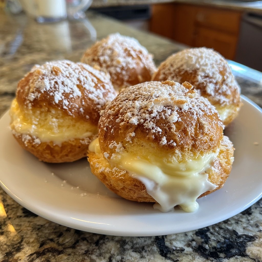 Quarkbällchen mit Vanille