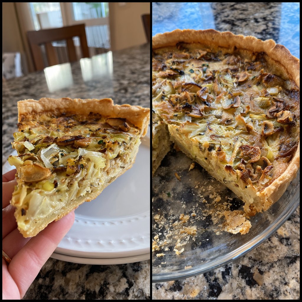 Pilz-Lauch-Quiche