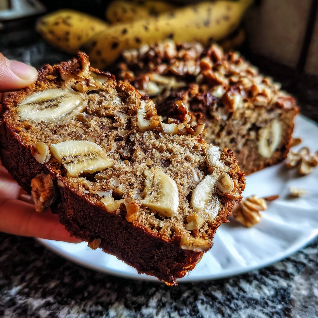 Bananenbrot mit Walnüssen