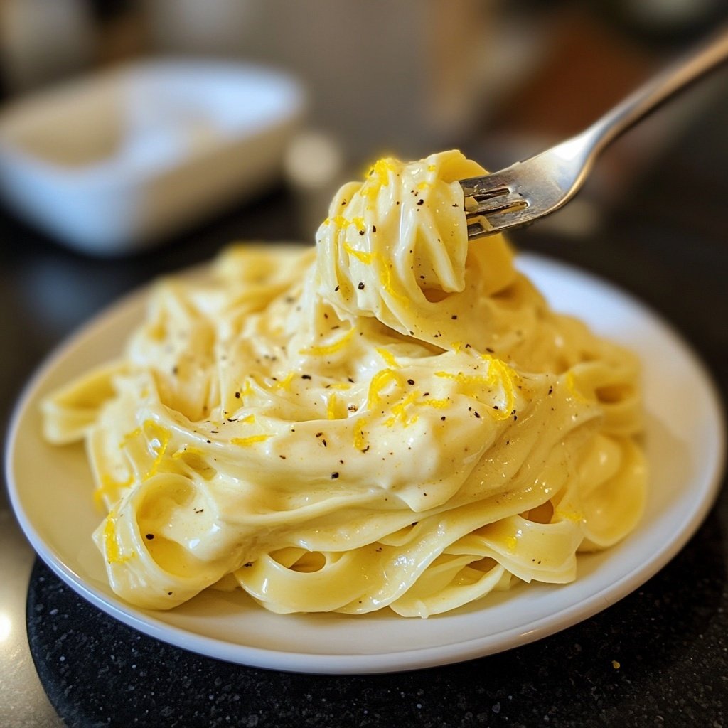 Tagliatelle mit Zitronensauce