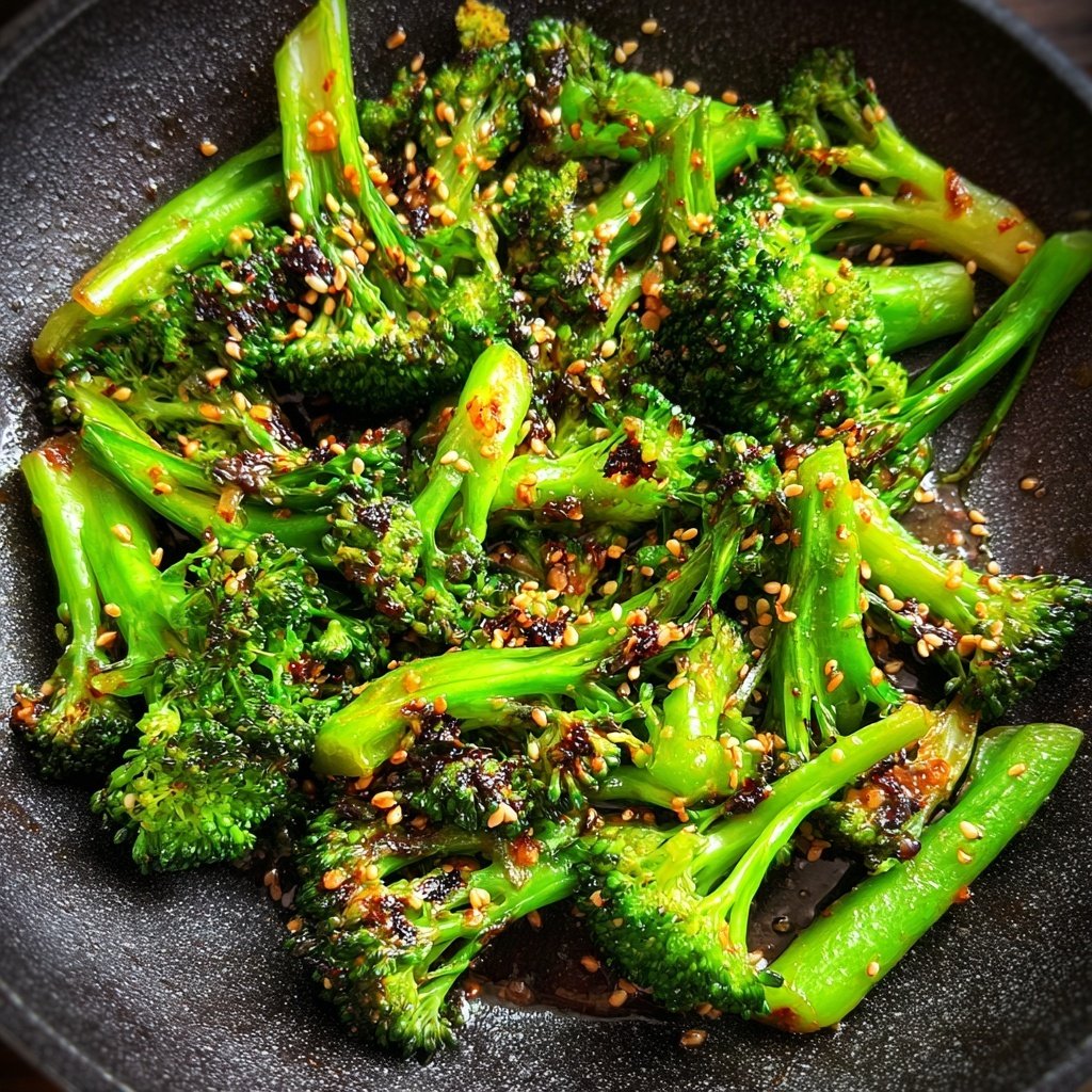 Brokkoli Pfanne Mit Sesam