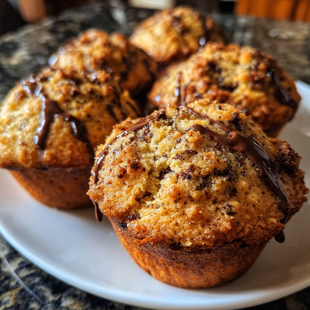 Muffins mit Kakao und Vanille